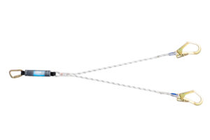 Longe drisse absorbeur double LDAD 12 / 150kg 1 connecteur M10 et 2 connecteurs M51