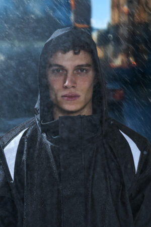 Veste de pluie coupe-vent et imperméable - étanchéité maximum