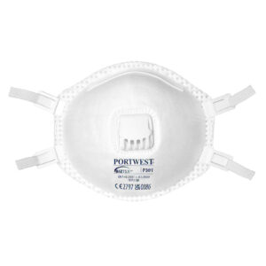 P301 - Masque FFP3 avec valve (10 pcs) Blanc