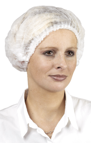 Charlotte a clip polypro blanche d53 cm (100 pcs) - 10 BOITES X100