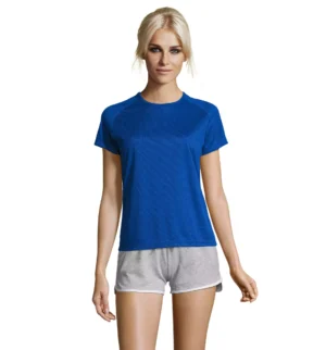 TEE-SHIRT FEMME MANCHES RAGLAN SPORTY WOMEN 01159