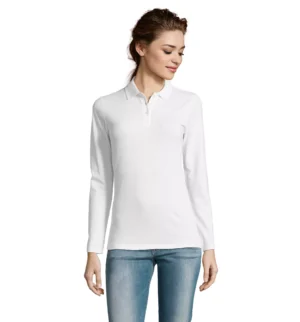 POLO PIQUÉ MANCHES LONGUES FEMME LSL