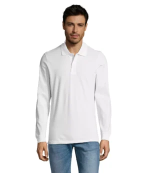 POLO PIQUÉ MANCHES LONGUES HOMME LSL