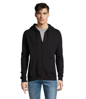 VESTE ZIPPÉE HOMME À CAPUCHE DOUBLÉE SEVEN
